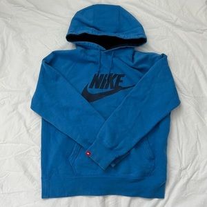 Blue Nike Hoodie Sweater